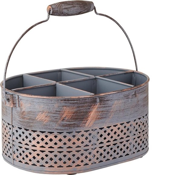 Tree Of Craft Storage & Organization Nib Utensil Caddy Carry Metal